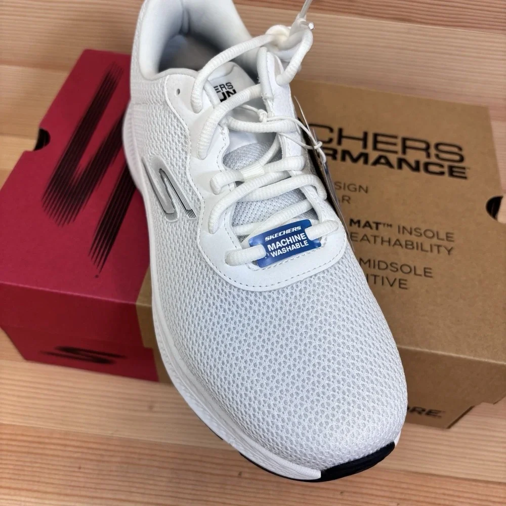 SKECHERS GO RUN Consistent 2.0 Engaged Shoes White Women's Size 10 Sneakers
